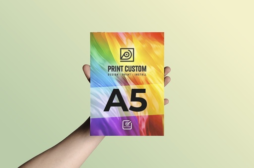 IMPRESIÓN en A5 350gr