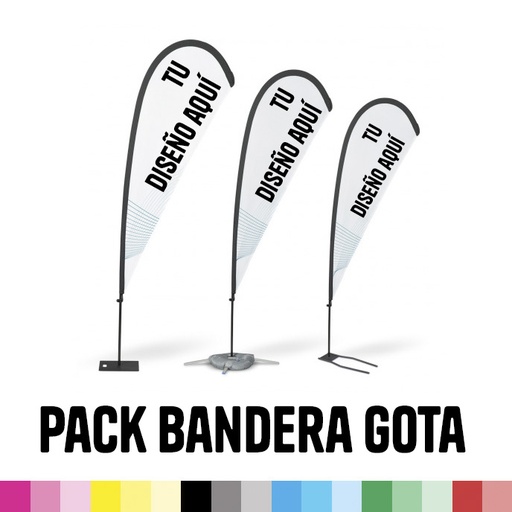 PACK BANDERA GOTA